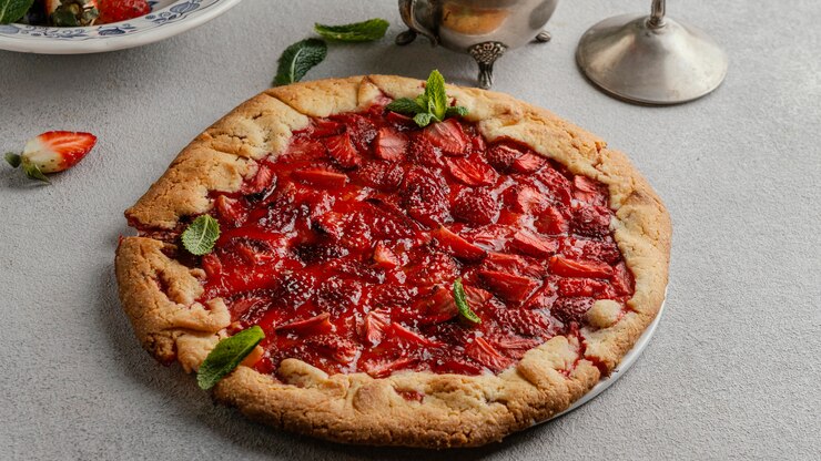 Foto grátis deliciosa torta de morango