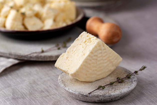 Foto grátis deliciosa variedade de queijo paneer