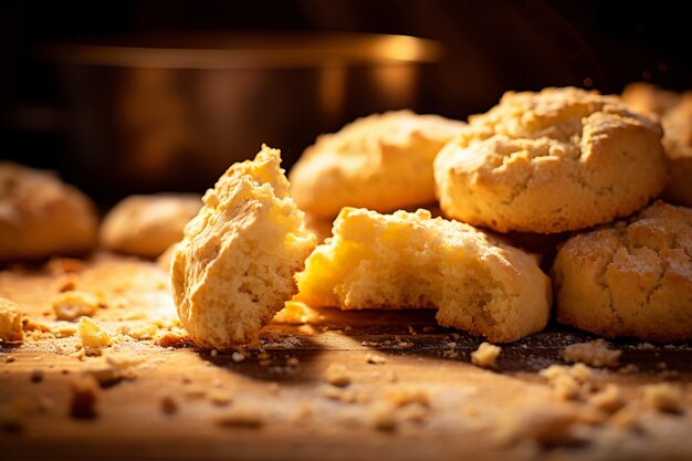 Delicioso arranjo de biscoitos