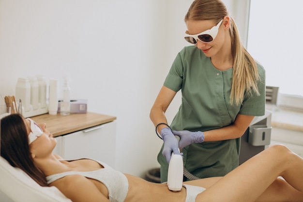 Depilação a laser, terapia de remoção de cabelo