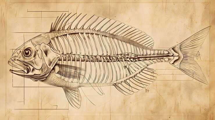 Foto grátis desenho de anatomia de estilo vintage