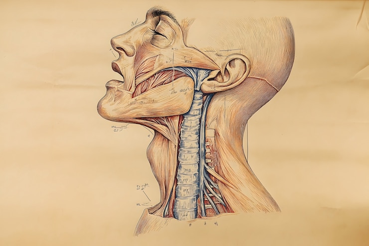 Foto grátis desenho de anatomia estilo vintage