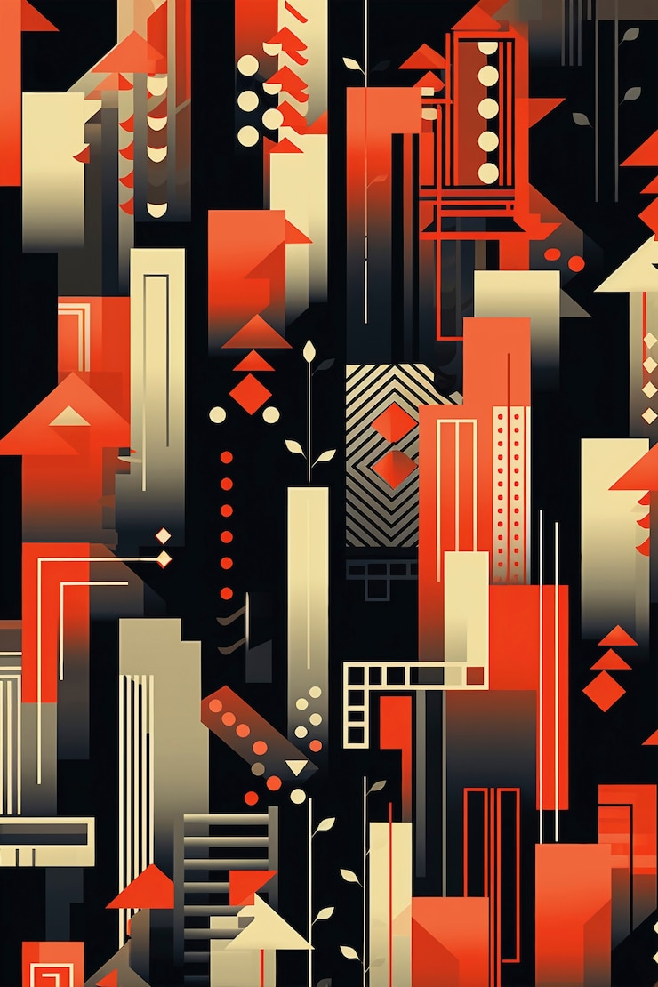 Foto grátis desenho de padrão abstrato sem costura