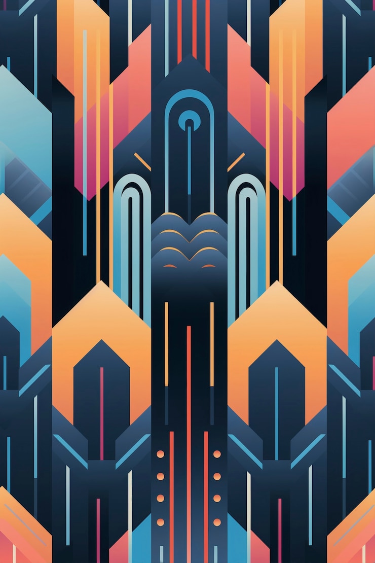 Foto grátis desenho de padrão sem costura abstrato