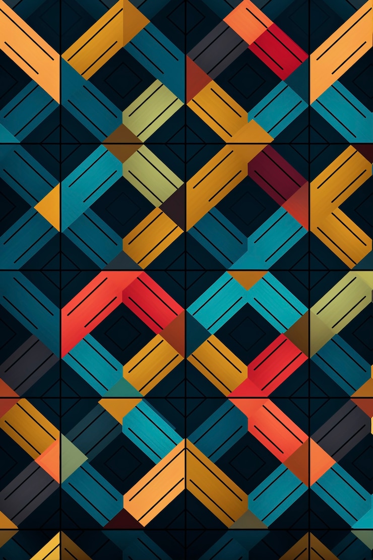 Foto grátis desenho de padrões abstratos sem costura