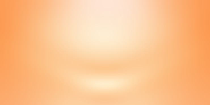 Foto grátis desenho de plano de fundo de laranja abstrato, estúdio, sala, modelo de web, relatório de negócios com cor de gradiente de círculo liso.