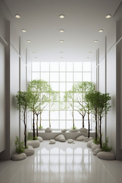 Desenho interior minimalista e incrível