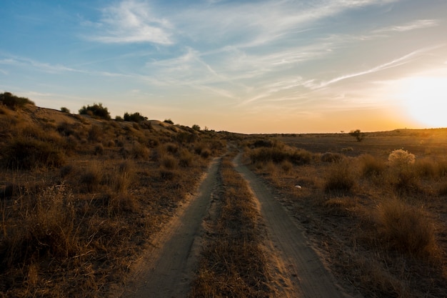 Deserto de thar no rajastão na índia