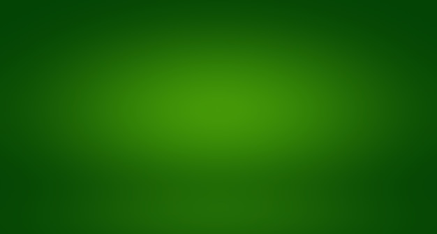 Desfoque abstrato estúdio vazio de gradiente verde, bem, use como modelo de site de fundo de relatório de negócios