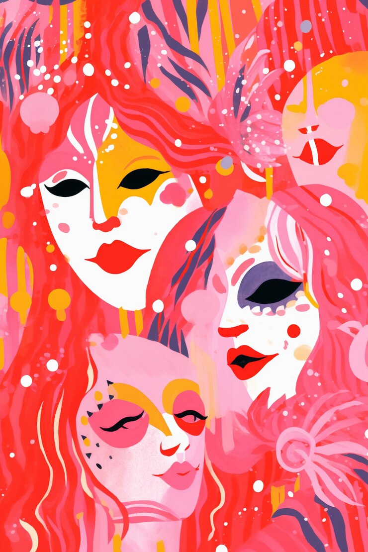 Foto grátis design de carnaval de arte digital