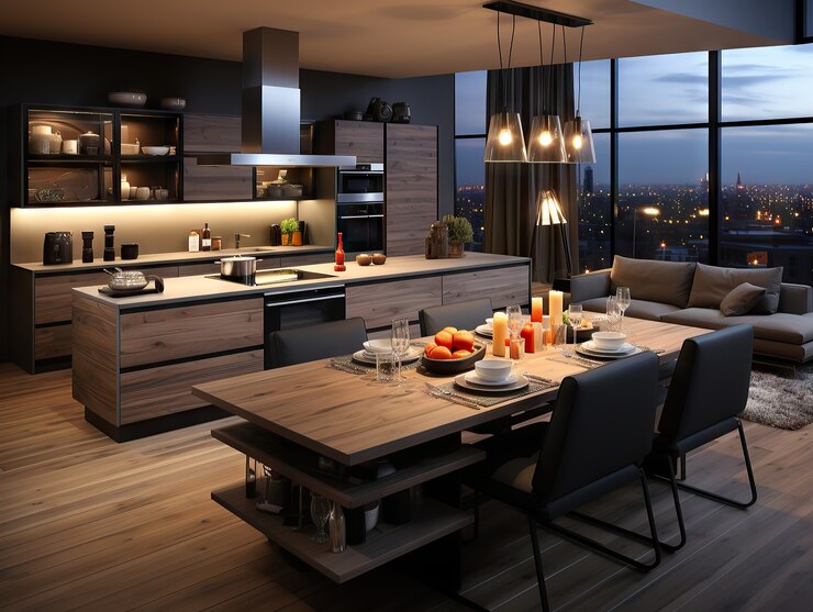 Foto grátis design de interiores aconchegantes e animados
