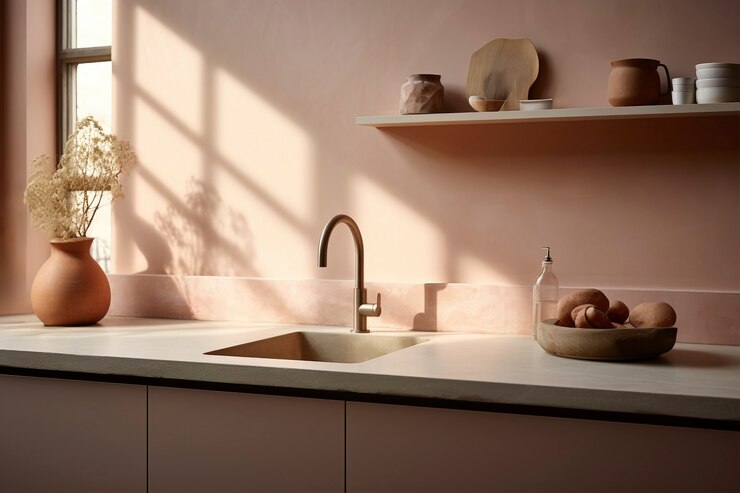 Foto grátis design de interiores de cozinha minimalista