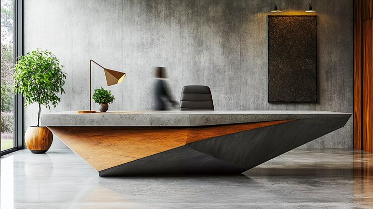 Foto grátis design de interiores de escritório minimalista