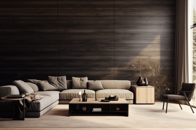 Design de interiores moderna sala de estar