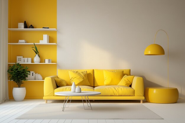 Design de interiores moderna sala de estar