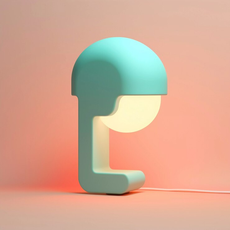 Foto grátis design de lâmpada de luz de arte digital