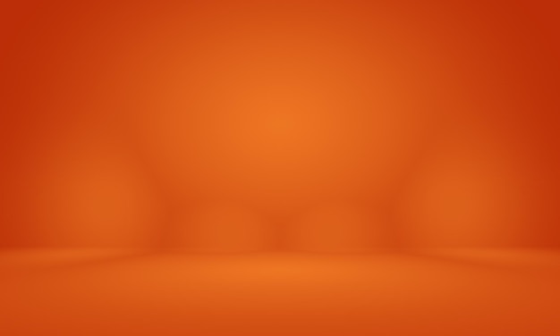 Design de layout de plano de fundo laranja suave abstrato modelo de web studioroom Relatório de negócios com cor de gradiente de círculo suave