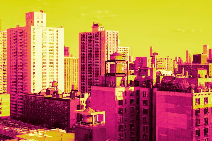Foto grátis design de paisagem pop brilhante