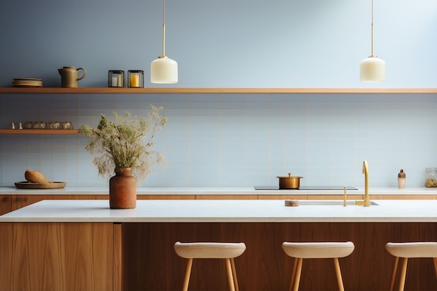 Design interior moderno da cozinha