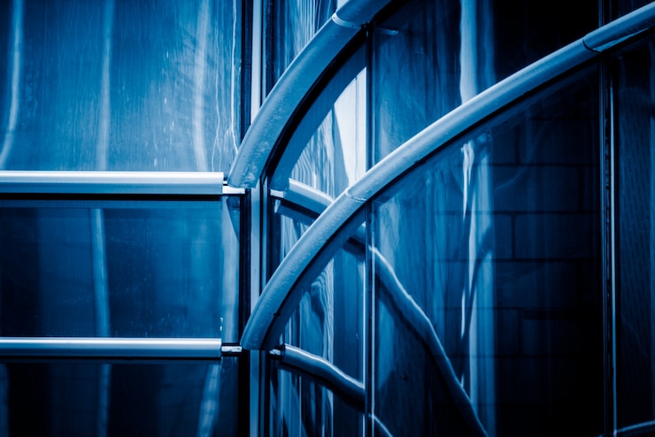 Foto grátis detalhe da fachada de arquitetura moderna