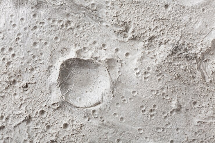 Foto grátis detalhes em preto e branco do conceito de textura lunar