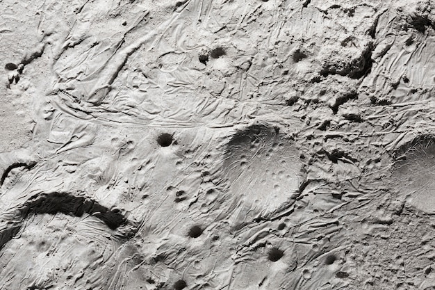 Foto grátis detalhes preto e branco do conceito de textura da lua