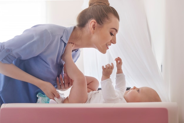 Foto grátis dever diário de cada mãe