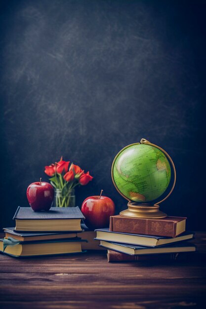 Dia internacional da educação com livros