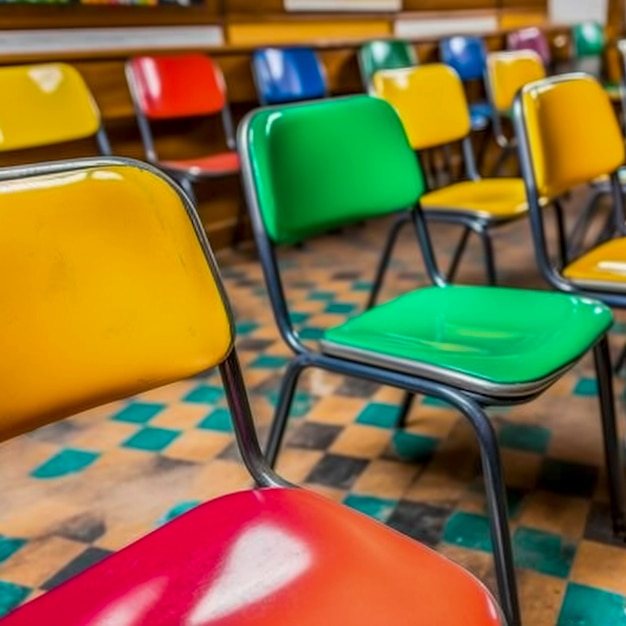 Dia internacional da educação com sala de aula