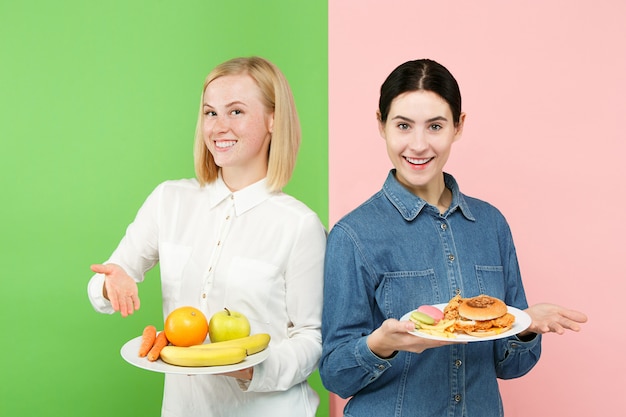 Dieta. conceito de dieta. comida saudável e útil.