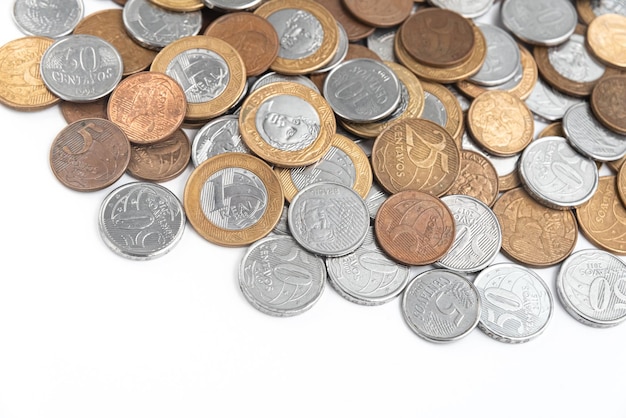 Foto grátis dinheiro - moedas brasileiras - vários