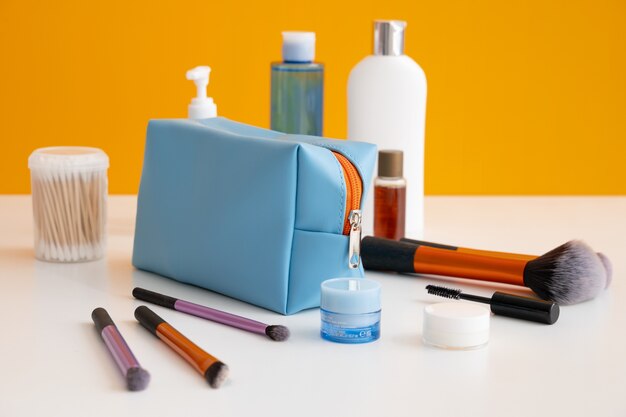 Disposição dos sacos higiénicos e dos produtos