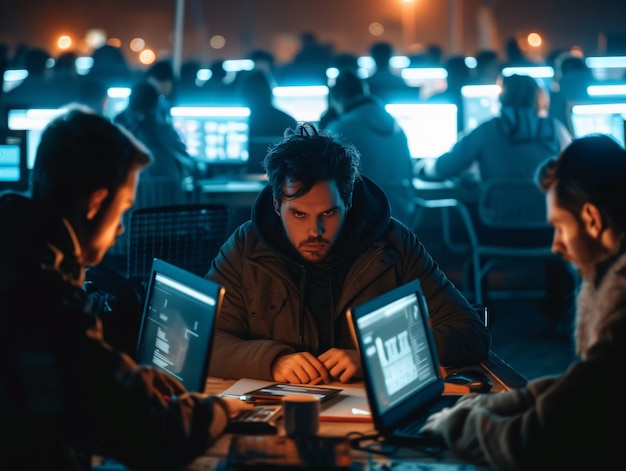 Foto grátis diverse people addicted to their smart devices scrolling through and looking into their screens