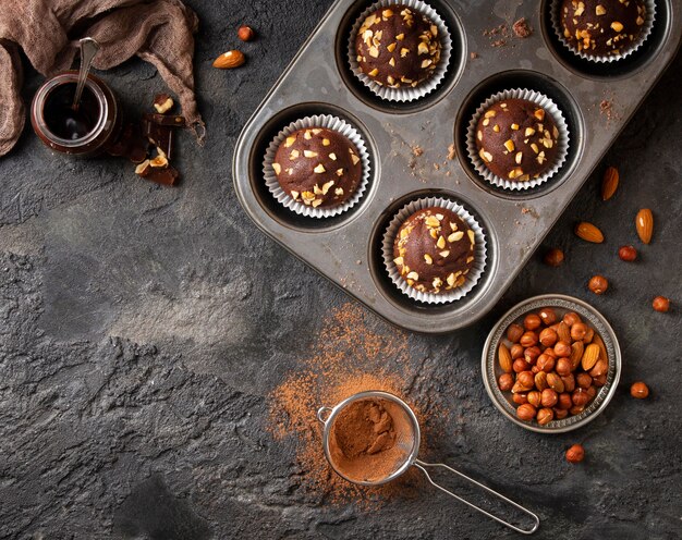 Doce confeitaria com espaço de cópia