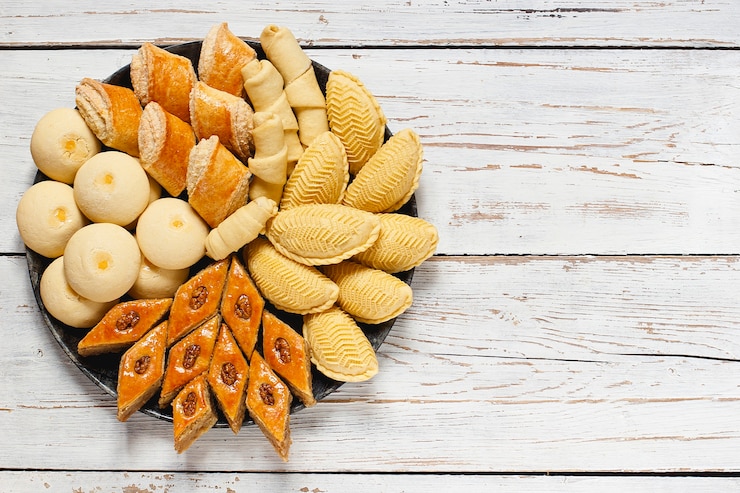 Foto grátis doces tradicionais do azerbaijão