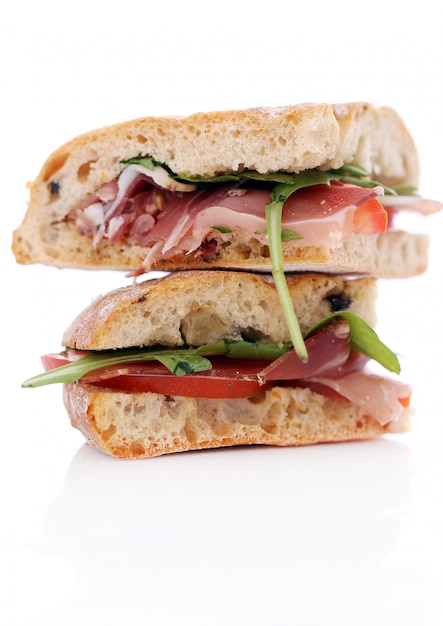 Foto grátis dois deliciosos sanduíches