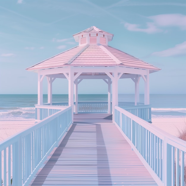 Foto grátis dreamy atmosphere and pastel colored scene for travel content