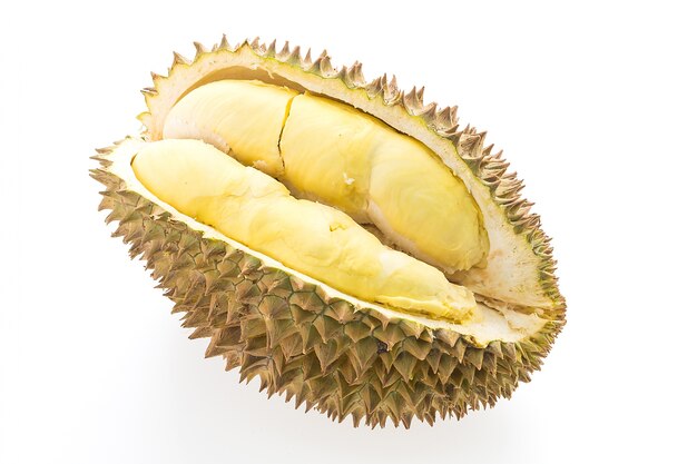 Durian, fruta, isolado