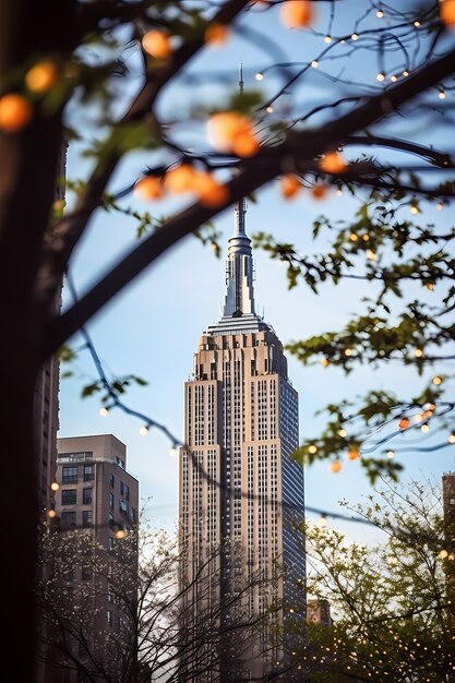 Edifício Empire State à luz do dia