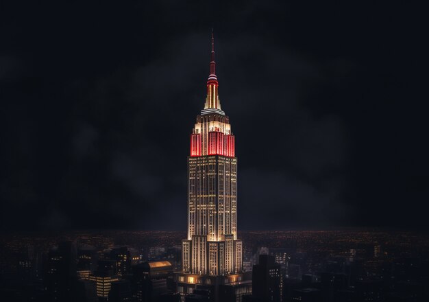 Edifício Empire State à noite