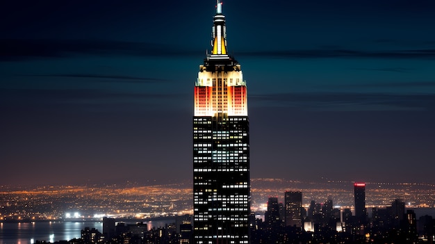 Foto grátis edifício empire state à noite