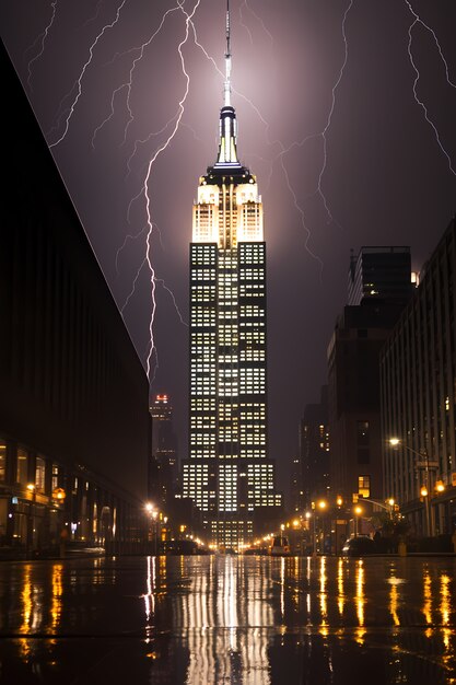 Edifício Empire State à noite