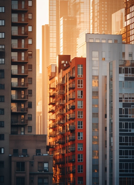 Edifícios de Nova York durante o dia