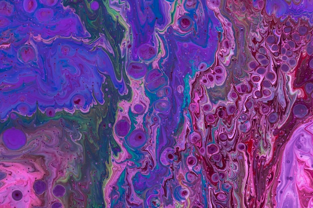 Efeito acrílico abstrato de tons violetas