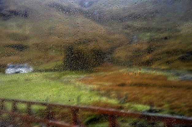 Foto grátis efeito de chuva no fundo da natureza