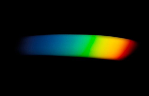 Foto grátis efeito de vazamento de luz em um preto