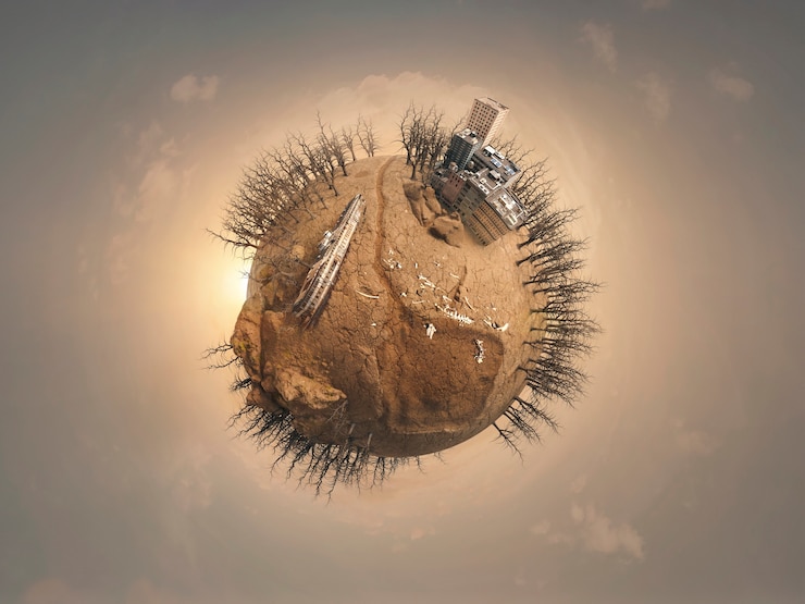 Foto grátis efeitos climáticos com sobremesa