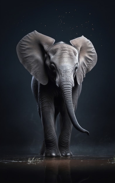 Elefante imagem de inteligência artificial