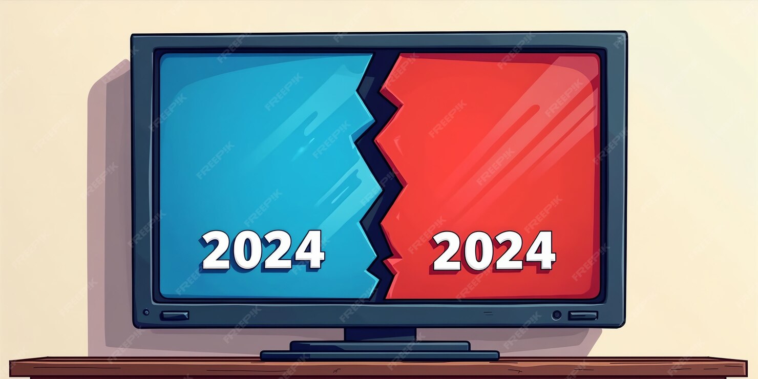 Eleições dos Estados Unidos de 2024 ilustradas imagem gerada com IA