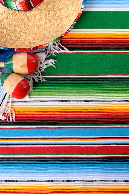 Foto grátis elementos típicos mexicanos
